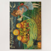 Puzzle La brasse de la jeune sorcière : Hommes Citrouille (Vertical)