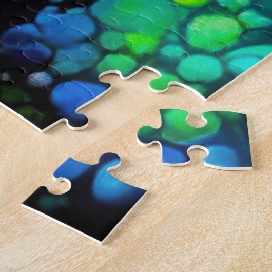 Puzzle La bulle psychédélique éclate les marguerites Abst (Côté)