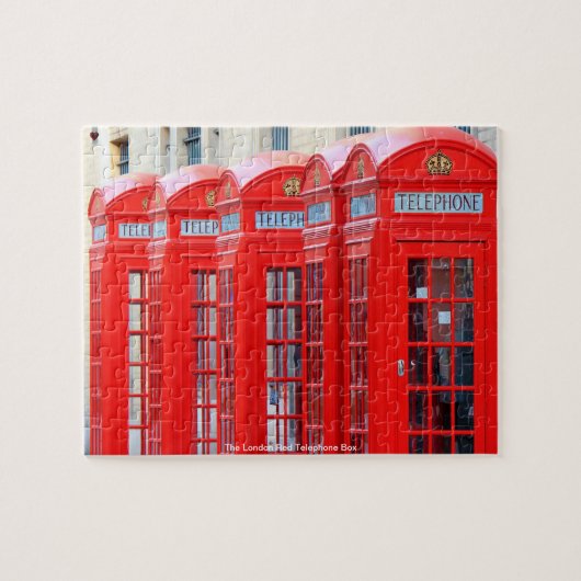 Puzzle La cabine téléphonique rouge de Londres (Horizontal)
