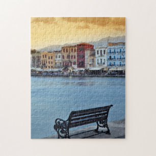 Puzzle La Canée au crépuscule, La Canée, Crète, Grèce