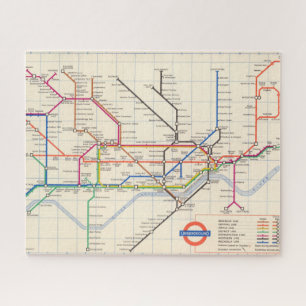 Puzzle La carte souterraine de Londres