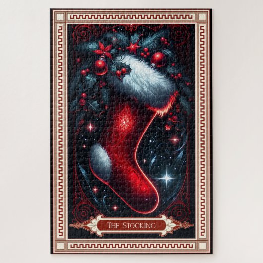 Puzzle La carte Tarot Stocker de Noël (Vertical)