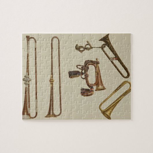 Puzzle La cavalerie sonnent de la trompette, une bugle, (Horizontal)