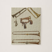 Puzzle La cavalerie sonnent de la trompette, une bugle, (Vertical)