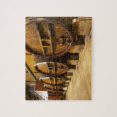 Puzzle La cave vinicole avec de grands vieux fûts en bois (Vertical)