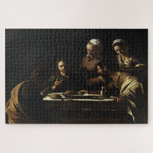 Puzzle La Cène à Emmaüs (1606) par Caravaggio