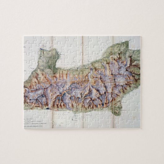 Puzzle La chaîne de Mont Blanc, d'une enquête réelle (Horizontal)