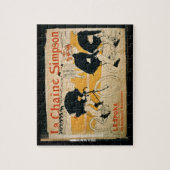 Puzzle "La chaîne de Simpson", Paris (litho de couleur) (Vertical)
