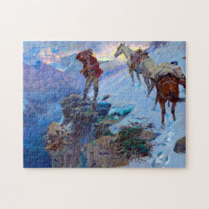 Puzzle La chance du chasseur par Charles Marion Russell