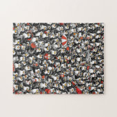 Puzzle La Chasse Impossible au Manchot Rouge (Horizontal)