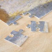 Puzzle La cheminée à grain du matin, Effet neige de Claud (Côté)