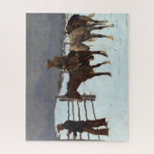 Puzzle La chute du cowboy par Frederic Remington (Vertical)