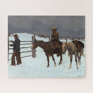 Puzzle La chute du cowboy par Frederic Remington