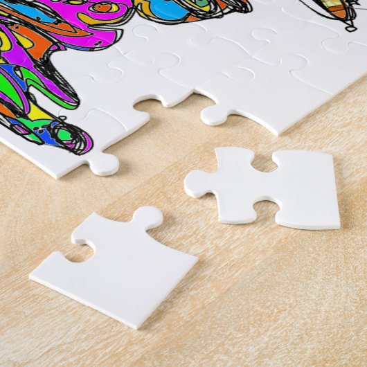 Puzzle La cigarette calavera de VanGogh (Côté)