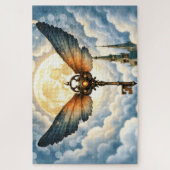 Puzzle La Clé de l'Éternité – Ailes Steampunk (Vertical)