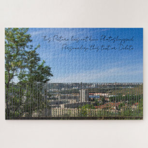 Puzzle La clôture et le ciel. Photo moderne contemporaine