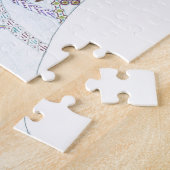 Puzzle La coiffe de la fille de Natif américain (Côté)