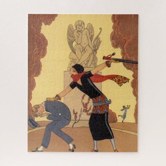 Puzzle La Colere par George Barbier (Vertical)