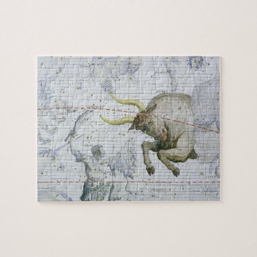 Puzzle La constellation de Taureau, plaquent 2 du 'atlas (Horizontal)