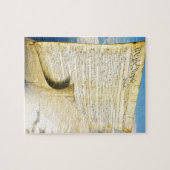 Puzzle La Constitution des États-Unis au-dessus de la Ter (Horizontal)