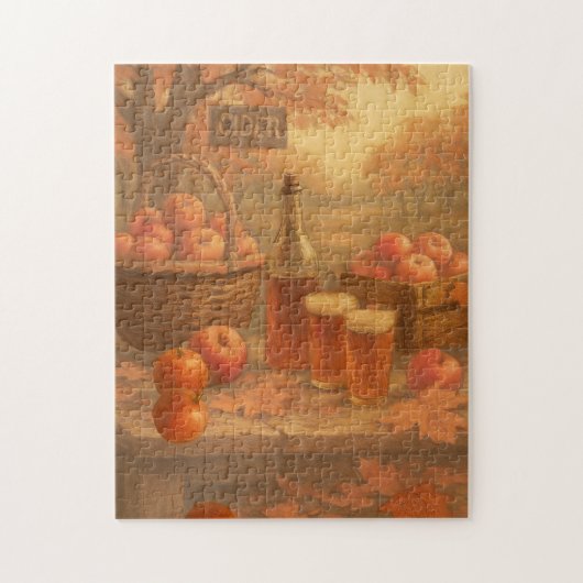 Puzzle La Coulée de l'Automne - Dégustation de cidre rust (Vertical)