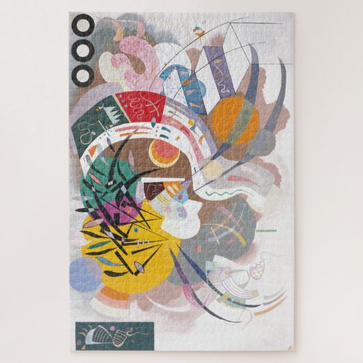 Puzzle La courbe dominante de Kandinsky Peinture d'art Ab (Vertical)