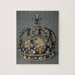 Puzzle La couronne de Louis XV, 1722 (argent doré, replac