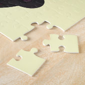 Puzzle La coutume drôle de jaune de bande dessinée de (Côté)