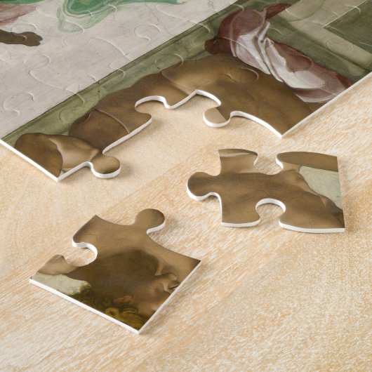 Puzzle La Création d'Adam, Chapelle Sixtine, Michel-Ange (Côté)