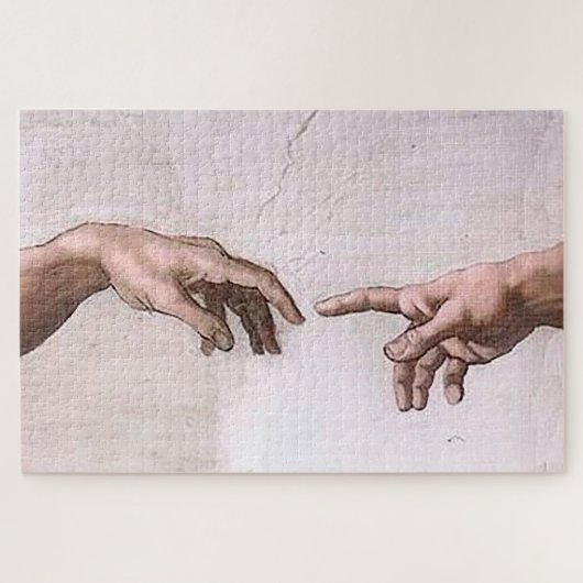 Puzzle La création d'Adam Hands Touch (Horizontal)