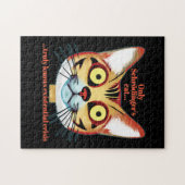 Puzzle La crise existentielle du chat de Schrodinger (Horizontal)