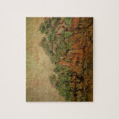 Puzzle La cueillette d'olives par Vincent van Gogh (Vertical)