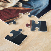 Puzzle La Dame de Léonard de Vinci avec une mine (Côté)