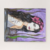 Puzzle La dame du lac Peinture de contes de fées (Horizontal)