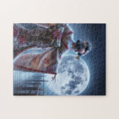 Puzzle La danse de la geisha à la lune (Horizontal)