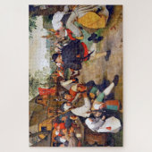 Puzzle La Danse Paysanne, Pieter Bruegel (Vertical)