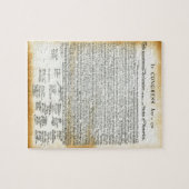 Puzzle La déclaration d'indépendance (Horizontal)