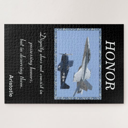 Puzzle La dignité ne consiste pas à posséder des distinct (Horizontal)