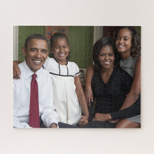 PUZZLE LA FAMILLE OBAMA (Horizontal)