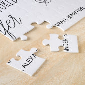 Puzzle La famille rend le monde plus sûr collage photo pe (Côté)