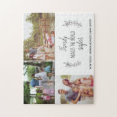 Puzzle La famille rend le monde plus sûr collage photo pe (Vertical)