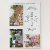 Puzzle La famille rend le monde plus sûr collage photo pe (Vertical)