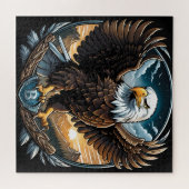 Puzzle La faune de Bald Eagle (Horizontal)