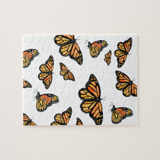 Puzzle La faune de la monarque orange (Horizontal)