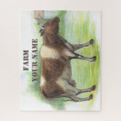 Puzzle La ferme à la vache (Vertical)