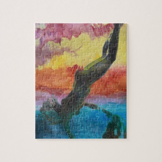Puzzle La fille (Vertical)