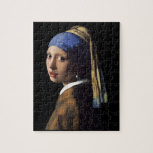 Puzzle la fille avec la perle qui s'écoule