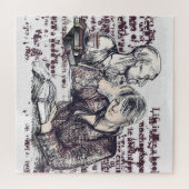 Puzzle La fille lisant un livre (Horizontal)