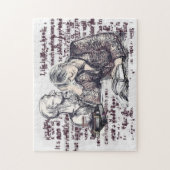 Puzzle La fille lisant un livre (Vertical)