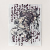 Puzzle La fille lisant un livre (Vertical)